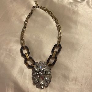 J. Crew Tortoise Statement Necklace